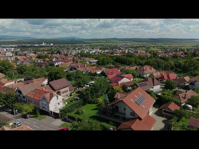 Orasul Reghin filmat cu Drona 4k HDR