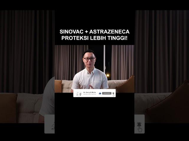 Dosis pertama #Sinovac, dosis kedua #Astrazeneca, proteksi malah lebih tinggi! | #shorts