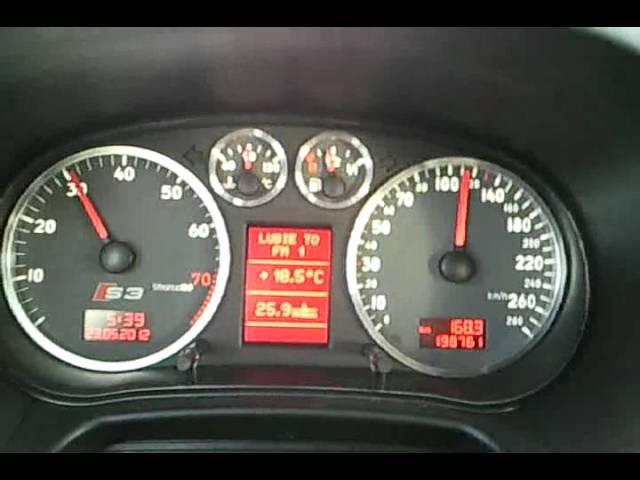 Audi A3 1.8T AUM k03S 230Hp /344Nm 80-120 km/h on 5th gear