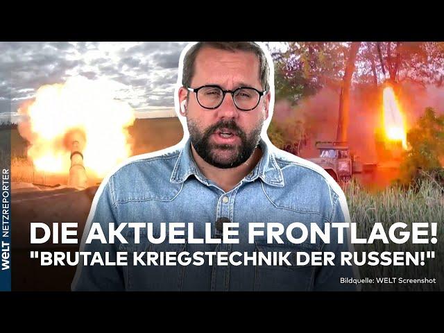 UKRAINE-KRIEG: Die aktuelle Frontlage! "Brutale Kriegstechnik der Russen!" Charkiw und Donbass