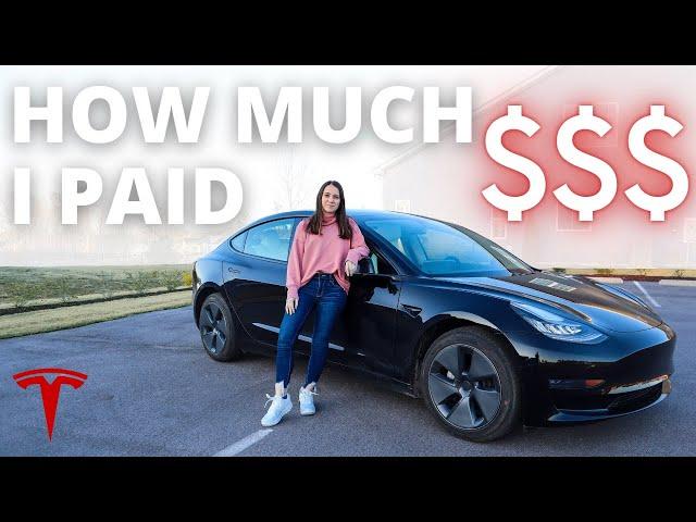 HOW MUCH I PAID FOR MY 2021 TESLA MODEL 3 (Full Cost Breakdown)