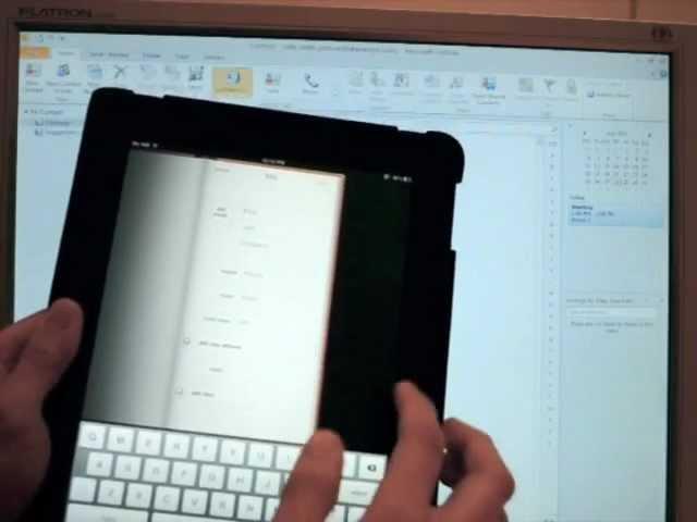 MailEnable Video: CardDAV - Create on iPad