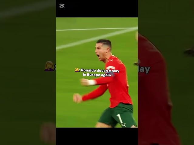Ronaldo‘s last game in Europe? #shorts #football #ronaldo