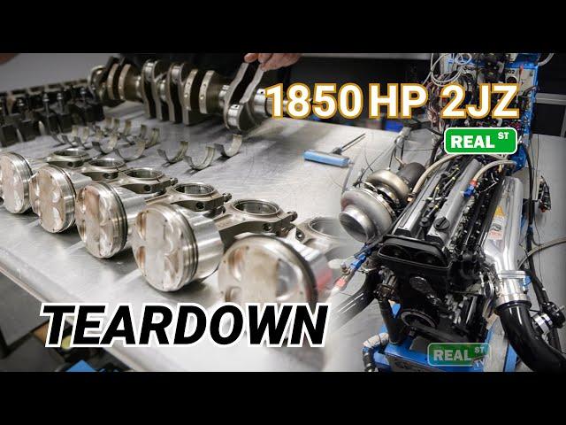 1850hp Real Street 2JZ Engine Teardown. What Do The Internals Look Like After 5 Years?