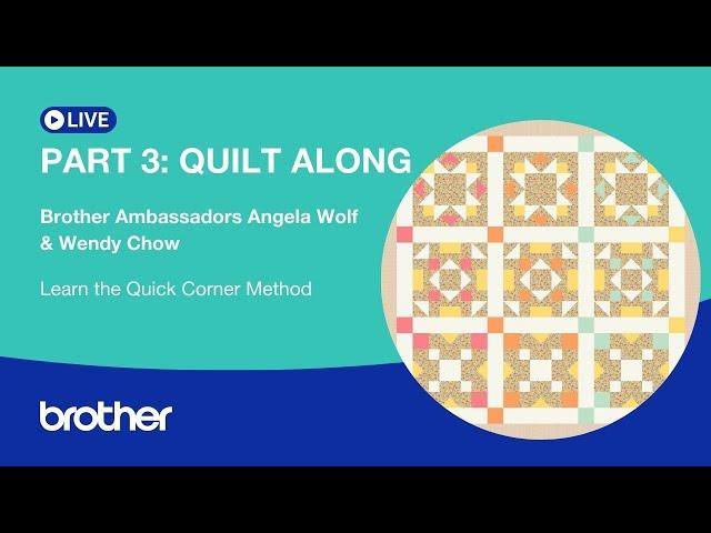 EP 480: Part 3 Spring Serenade Quilt Along ~ Learn the  Quick-Corner Method