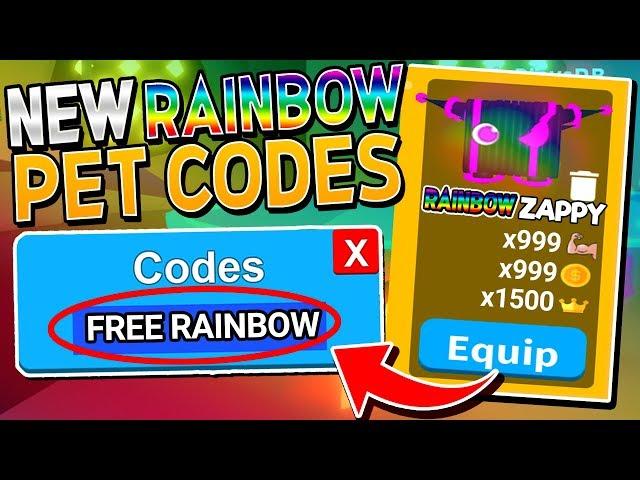 NEW SECRET *FREE* RAINBOW PET CODES in SABER SIMULATOR! (Roblox)