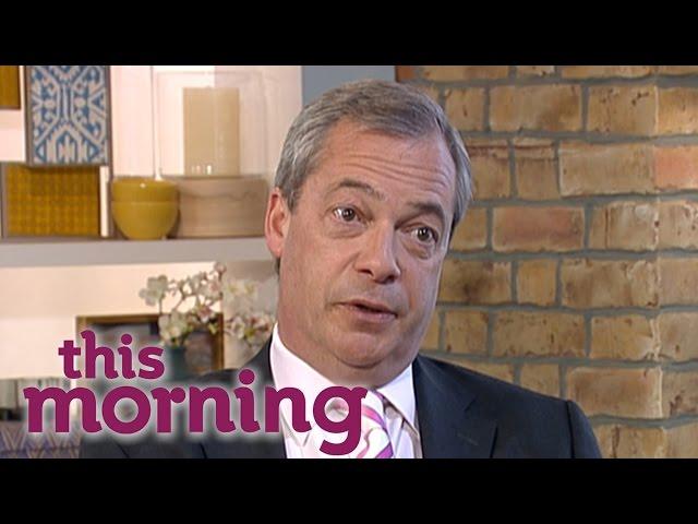 Nigel Farage Explains Why UKIP Is Often Called Racist | This Morning