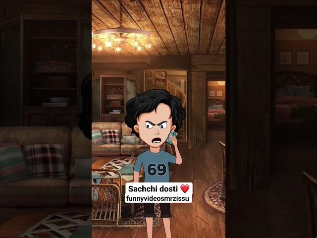 sachi dosti ️#shorts #short #shortvideo #trending #viral #viralvideo #funny#animation#dosti#comedy