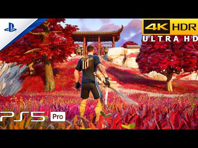 Fortnite (PS5 Pro) 4K 60FPS HDR Gameplay (Lionel Messi)