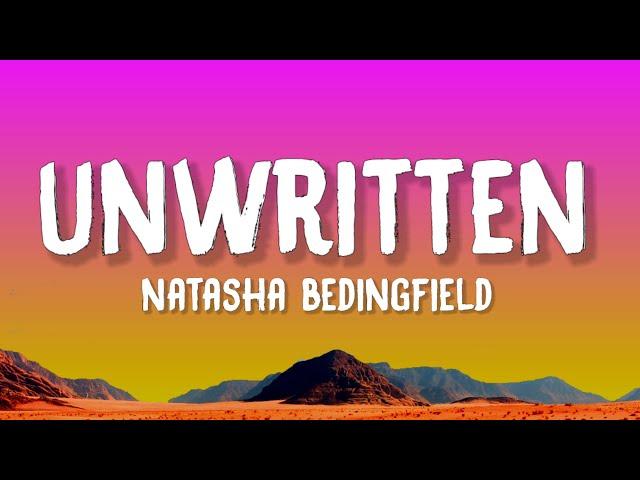 Natasha Bedingfield - Unwritten (Lyrics)