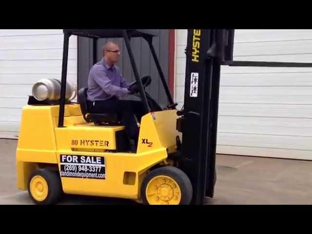 HYSTER FORKLIFT S80XL2