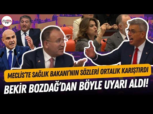 Sağlık Bakanı'nın hakaretleri milletvekillerini ayağa kaldırdı! Bekir Bozdağ böyle araya girdi!