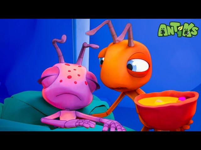 The GREAT Ant Flu | Antiks  | Action Cartoons For Kids