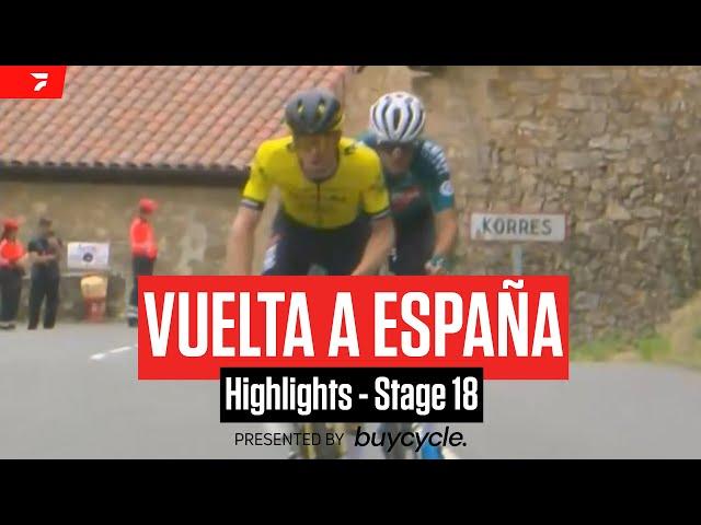 Vuelta a España 2024 Stage 18 Highlights