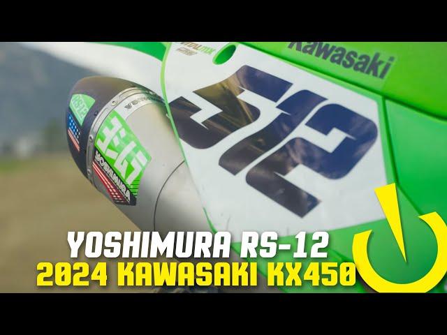 Yoshimura RS-12 Exhaust System | 2024  Kawasaki KX450