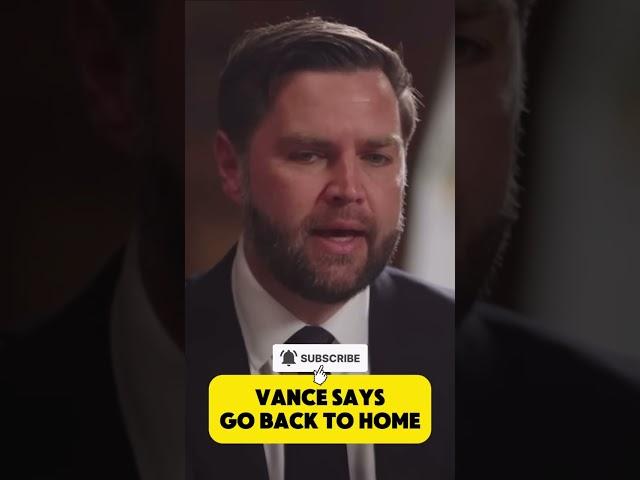 “WE HAVE AN OBLIGATION…BUT” Vance on Immigration Policy   #trump #america #shorts