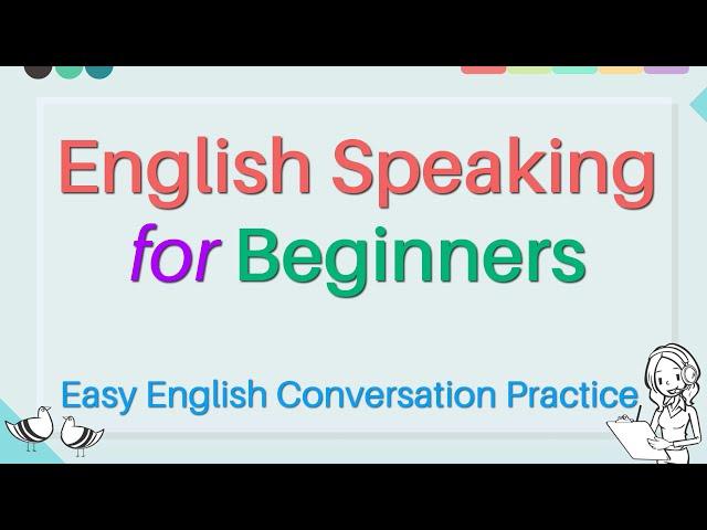 English Speaking for Beginners - Easy English Conversations | Common Questions & Answers