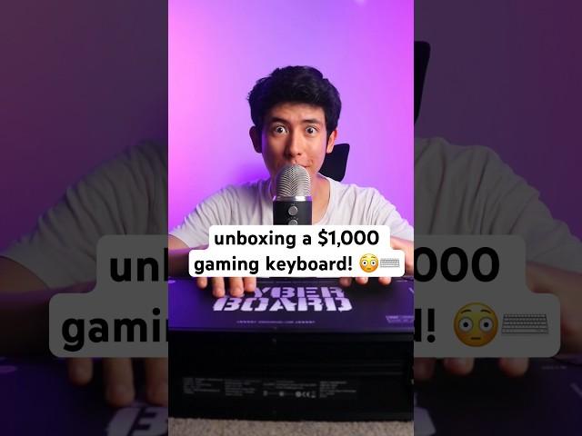 $1,000 keyboard unboxing! ⌨️ #asmr