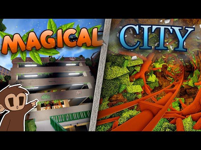 Making A MAGICAL CITY For Thijmen's Build Battle | Theme Park Tycoon 2