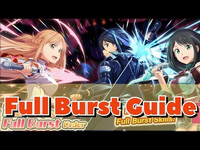 SAOIF All You Need To Know About Full Burst Skill (Sub Indonesia)