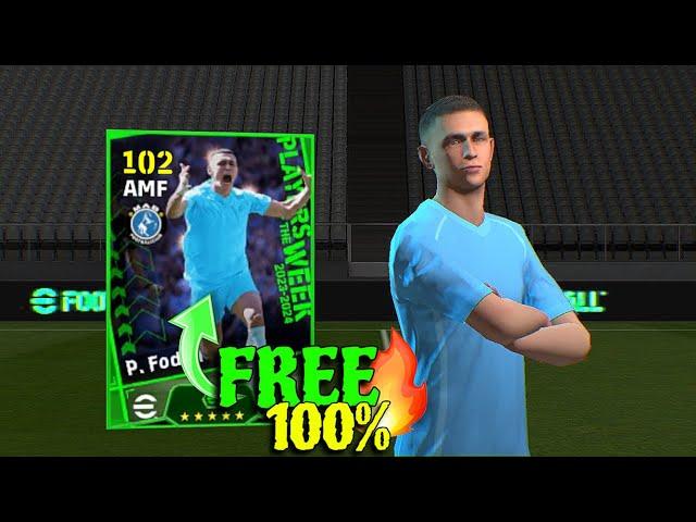 Trick To Get 102 Rated P. Foden , Pedri From Potw Worldwide May 23 '24 Pack || eFootball 2024 Mobile