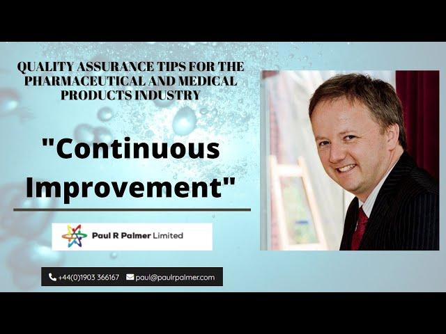 Continuous Improvement by Paul R Palmer Limited