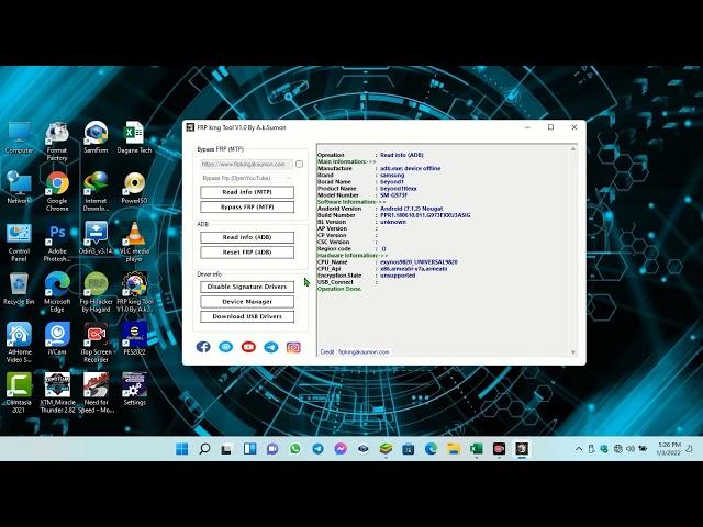 New Frp Tool Free One Click Android 11 2022 FRP king Tool V1 0 By A k Sumon