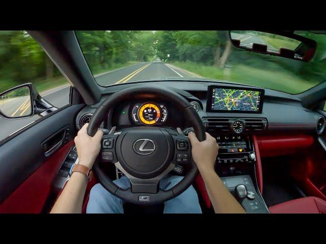 2023 Lexus IS 500 - POV Sunset Drive (Binaural Audio)