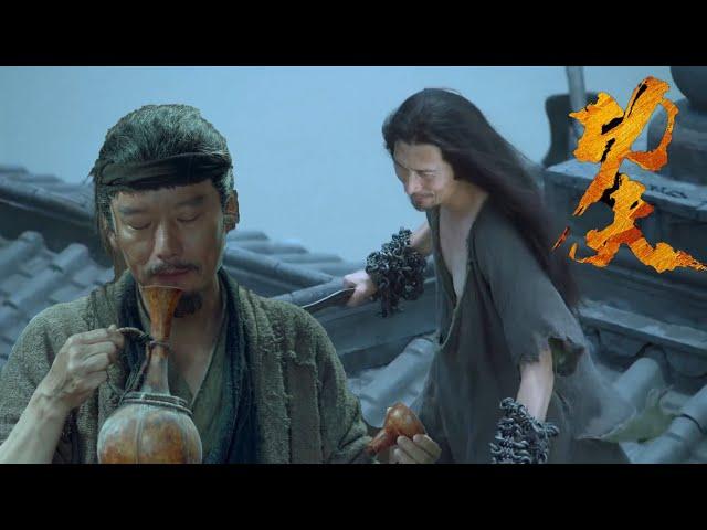 Kung Fu Movie! The old man in the water is unbeatable,unaware that the old drunkard is a sword god!