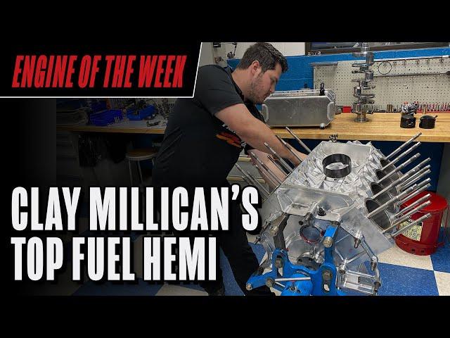 Clay Millican's 12,000-HP Top Fuel Hemi Engine