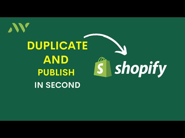 How to Duplicate and Publish Your Shopify Theme | Shopify Tutorial