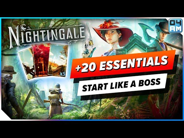 Nightingale ULTIMATE Beginner Guide - 20 ESSENTIAL Tips & Tricks You Need To Know!