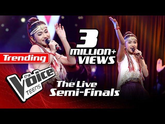 Madhuvy Vaithialingam | Urvasi Urvasi | The Live Semi Finals | The Voice Teens Sri Lanka