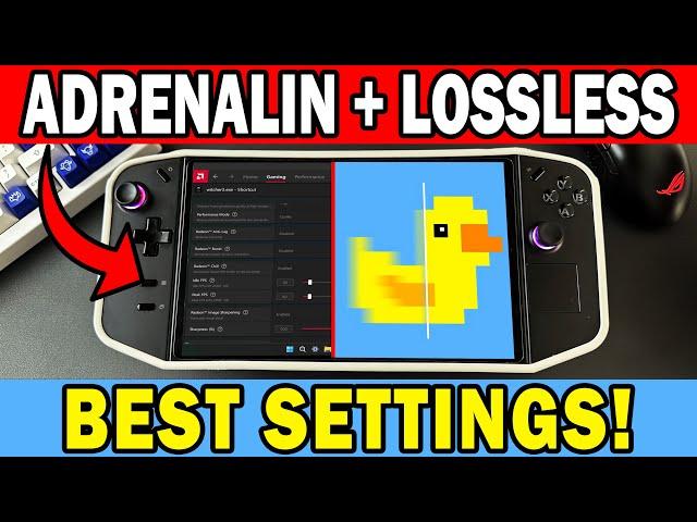 AMD Adrenalin + Lossless Scaling Settings Guide for Lenovo Legion Go!