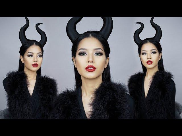 MALEFICENT 2019  Easy Version  Halloween Makeup | ChanyaChannel