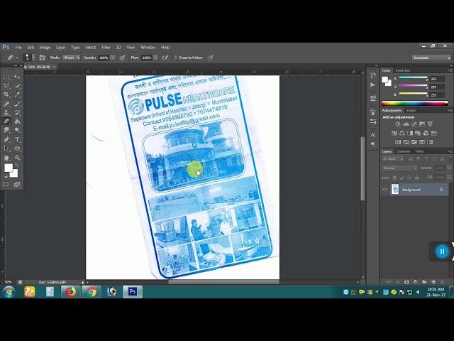 How do you straighten a photo in Photoshop cs6