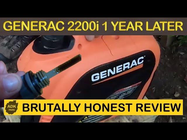 GENERAC GP2200i - BRUTALLY HONEST 1 YEAR REVIEW