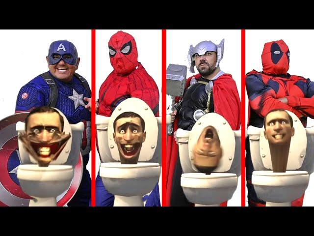 Superheroes vs Skibidi Toilet 2