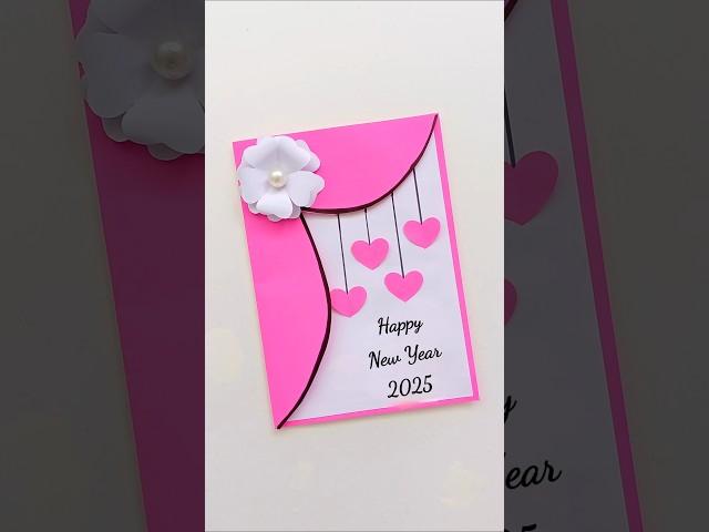 How To Make New Year 2025 Card  #shortsvideo #shorts #youtubeshorts #newyear #newyear2025 #card