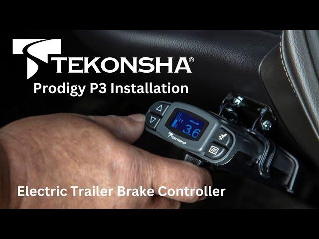 Tekonsha® Prodigy P3 - Electric Trailer Brake Controller Installation - 90195 - DIY/ Plug and Play