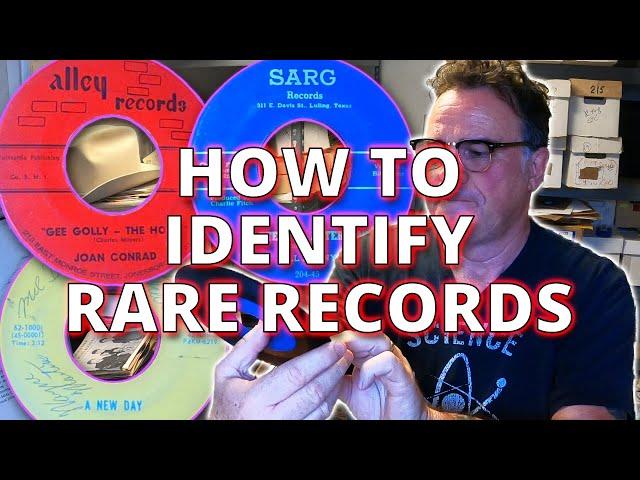 How to identify rare 45rpm vinyl records!