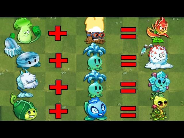 Pvz 2 Discovery - All New & Old Plants Evolution & Fusion