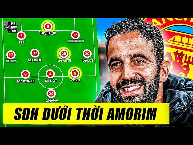 SIÊU ĐỘI HÌNH MAN UTD DƯỚI THỜI RUBEN AMORIM: QUỶ ĐỎ CÓ TÁI SINH VỚI TẬP THỂ CÔNG THỦ TOÀN DIỆN?