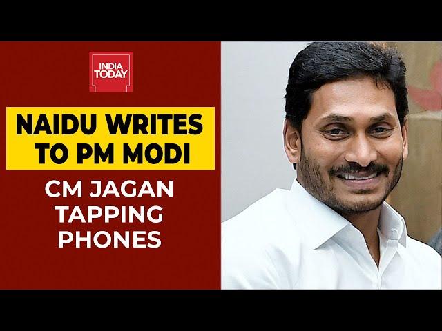 TDP Chief N Chandrababu Naidu Writes To PM Narendra Modi, Alleges CM Jaganamohan Of Tapping Phone