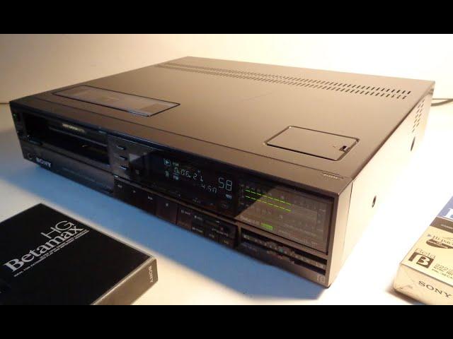 Restored BETAMAX 1985 Sony super Beta hi fi SL-HF550 tape path operations