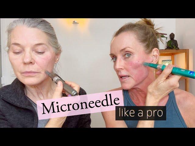 How to SAFELY & EFFECTIVELY Medical Microneedle - Full Demo Beginner to Advanced & what to use after