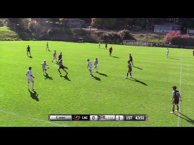 Whitworth Men's Soccer highlights vs. Lewis & Clark