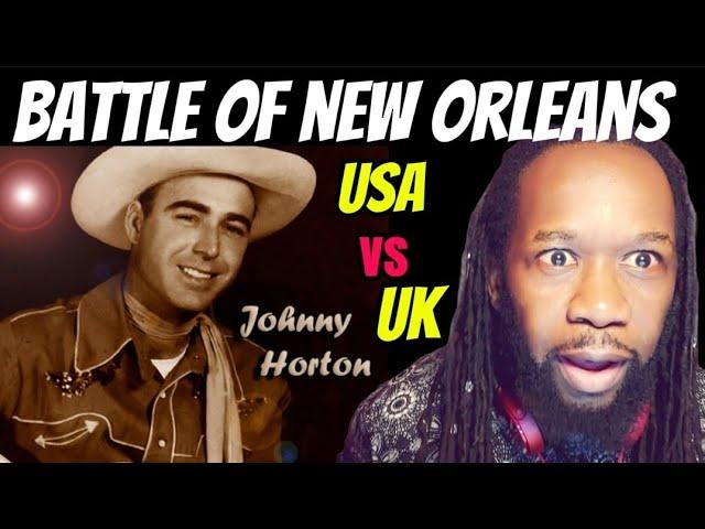 I never knew about this - JOHNNY HORTON Battle of New Orleans REACTION - First time hearing