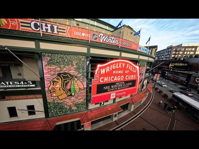 Wrigley Field 4K Drone Tour | Discover NHL Winter Classic