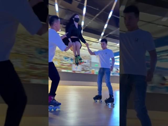 "Epic Roller Skating Stunts You Can't Miss!" #shorts #rollerskating #skating